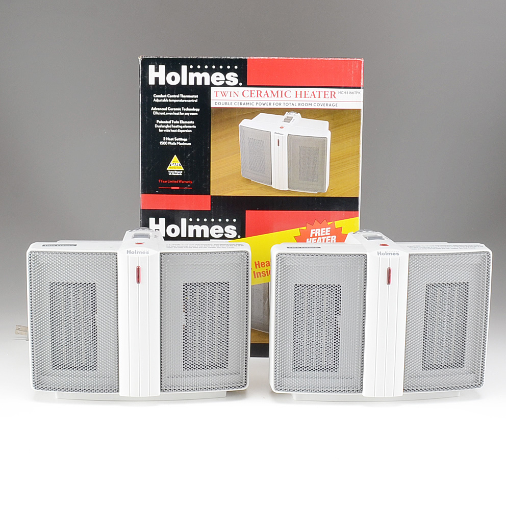 Holmes Twin Ceramic Heater | EBTH