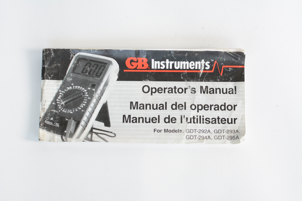 GB Instruments Electricity Tester EBTH