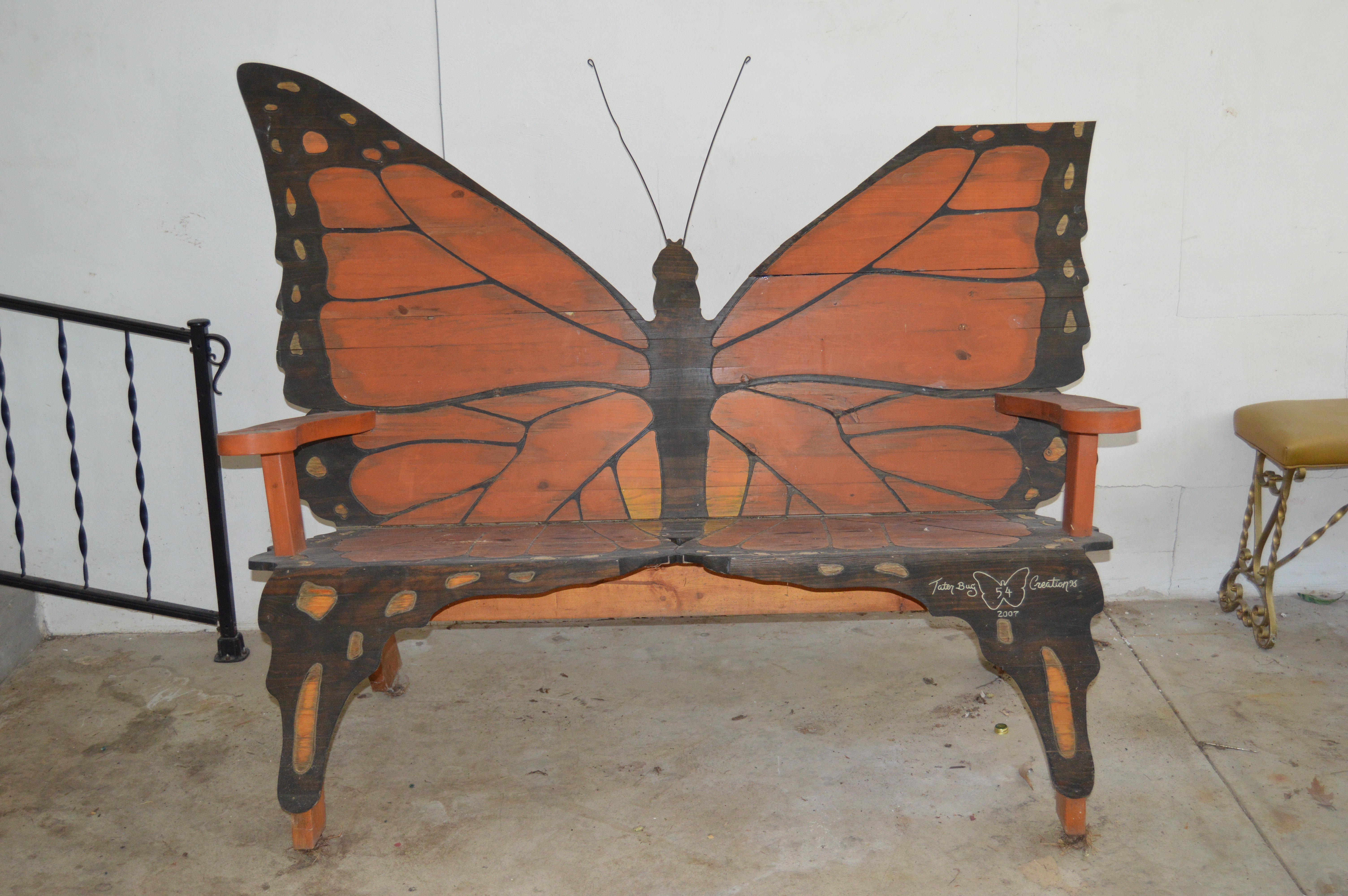 Unique Butterfly Bench EBTH