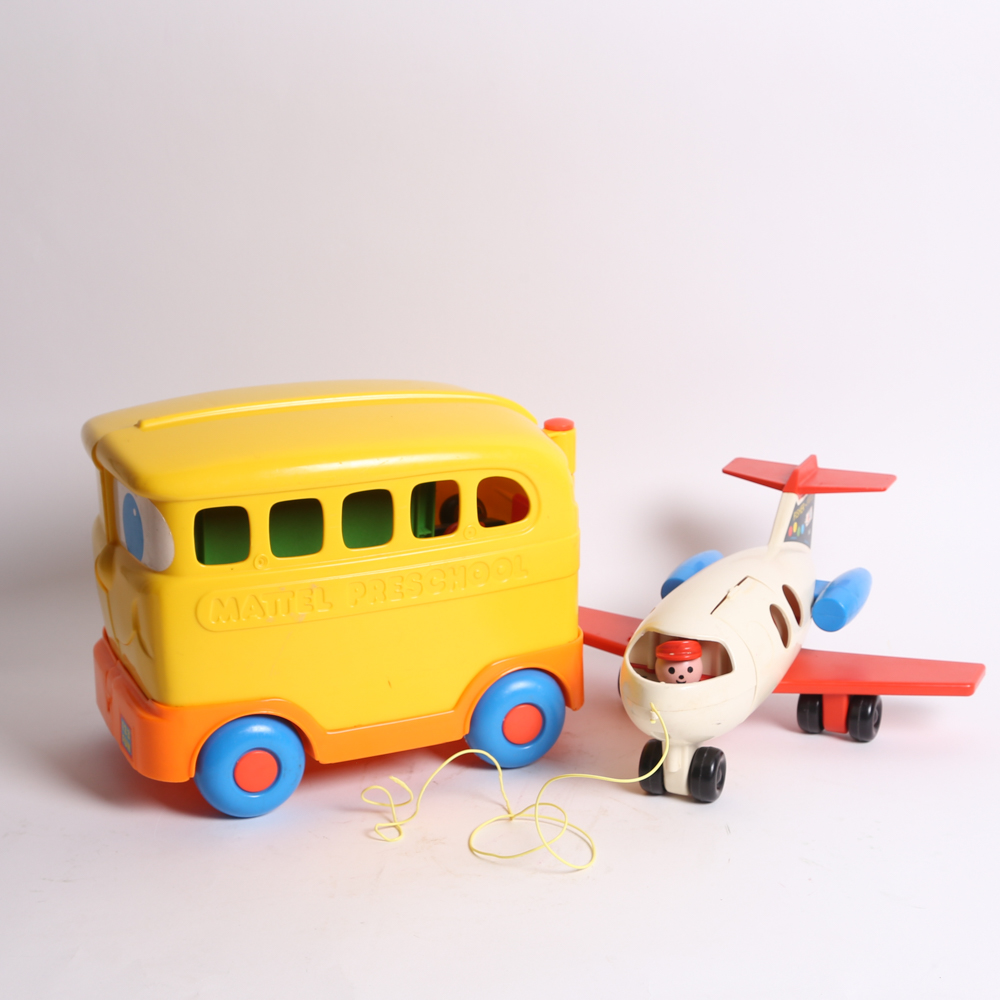 fisher price airplane and bus