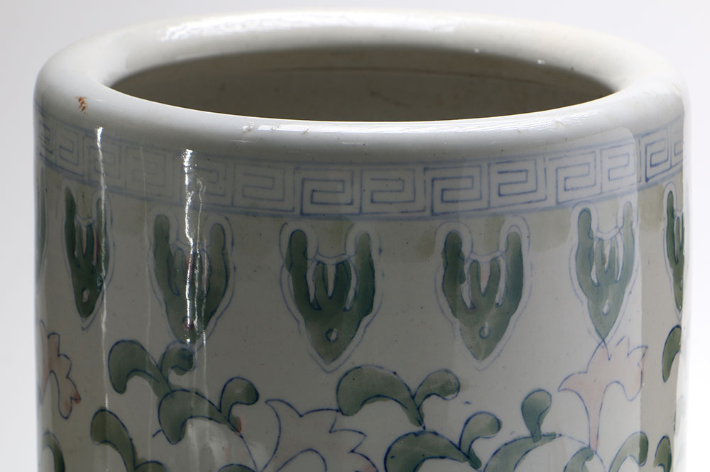 Chinese Ceramic Umbrella Stand EBTH