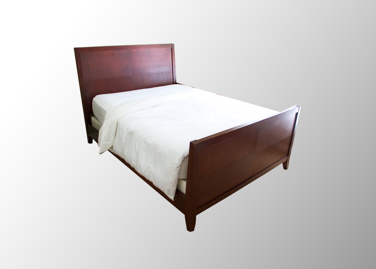 Mahogany Stained Bed Frame EBTH