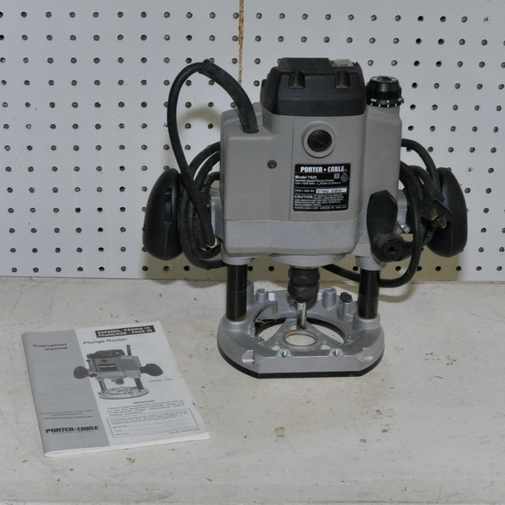 "PorterCable" Plunge Router with Manual EBTH