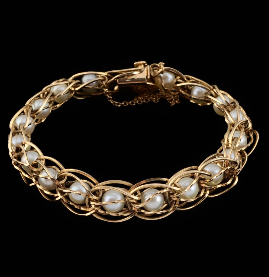 Vintage Gold Pearl 77