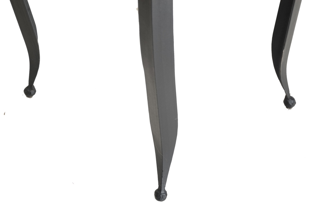 Pair of Black Metal End Tables EBTH