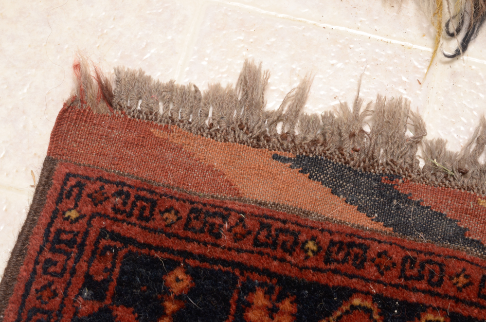 Vibrant Handwoven Wool Ersari Andkhoy Area Rug EBTH