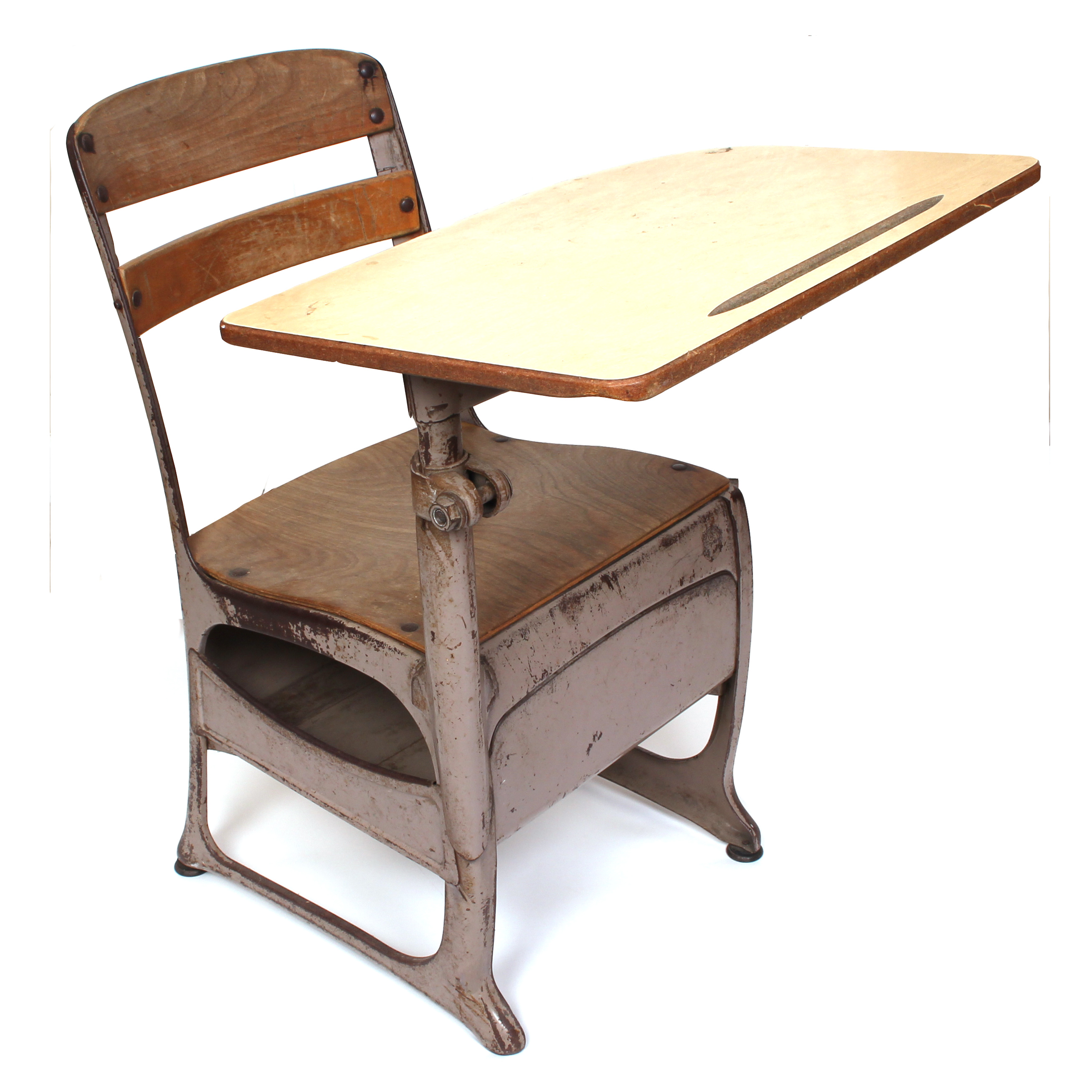 Vintage School Desk And Chair Ebth