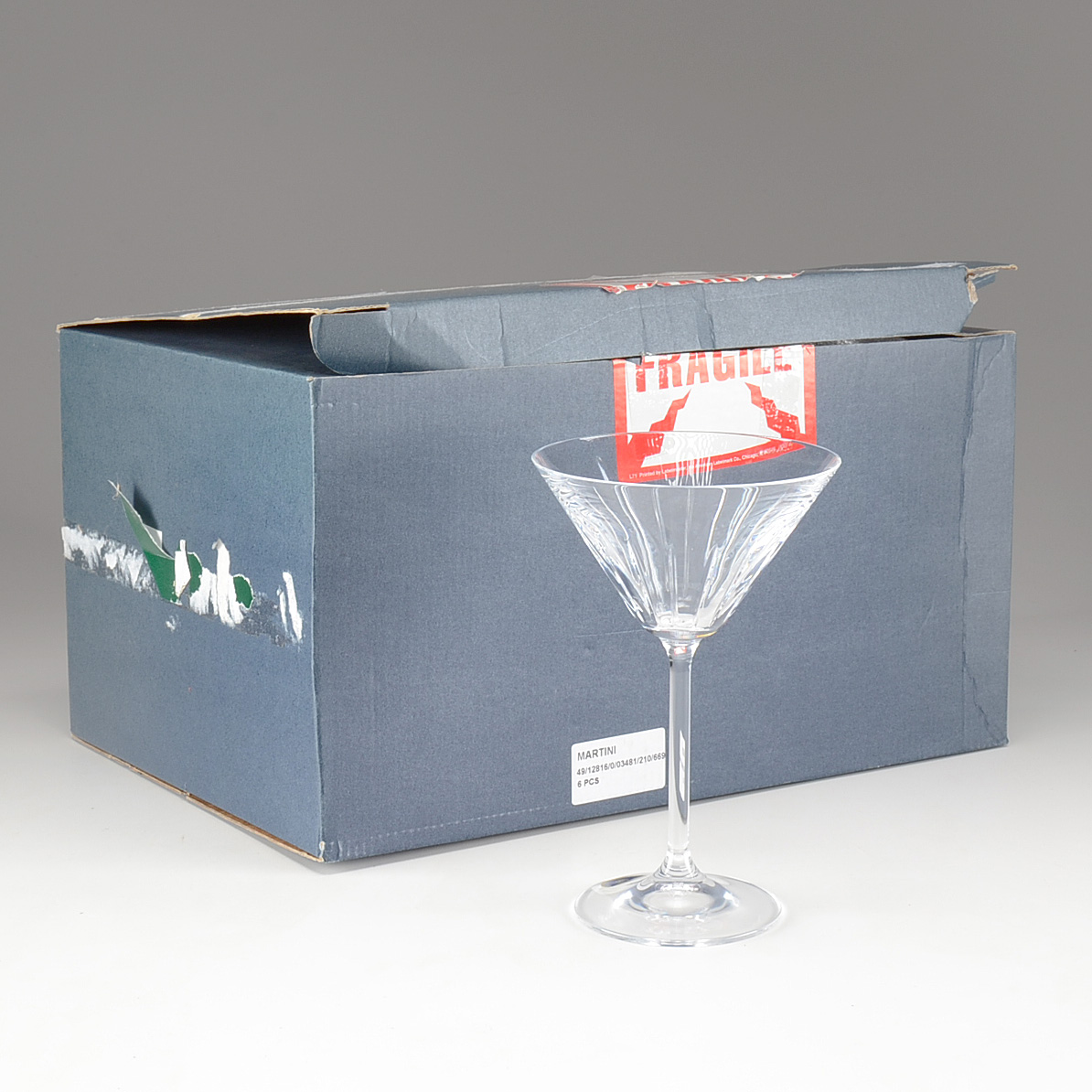 Collection of Bohemia Crystal Martini Glasses EBTH