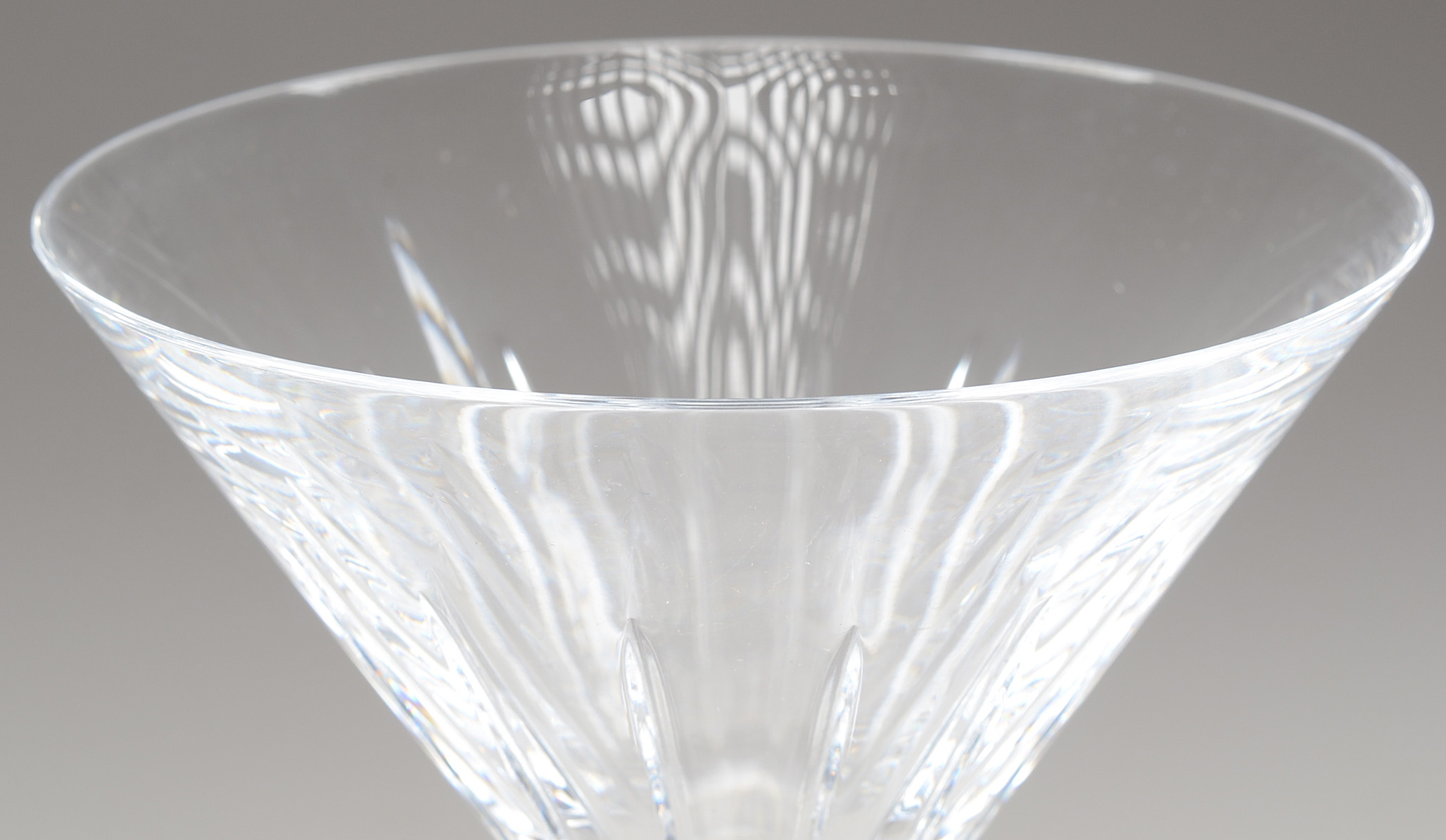 Collection of Bohemia Crystal Martini Glasses EBTH