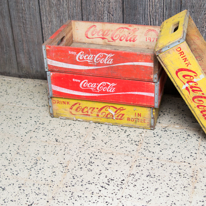 Vintage CocaCola Bottle Crates EBTH