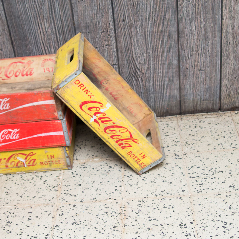 Vintage CocaCola Bottle Crates EBTH