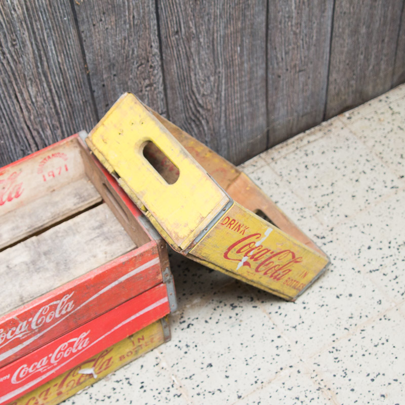 Vintage CocaCola Bottle Crates EBTH