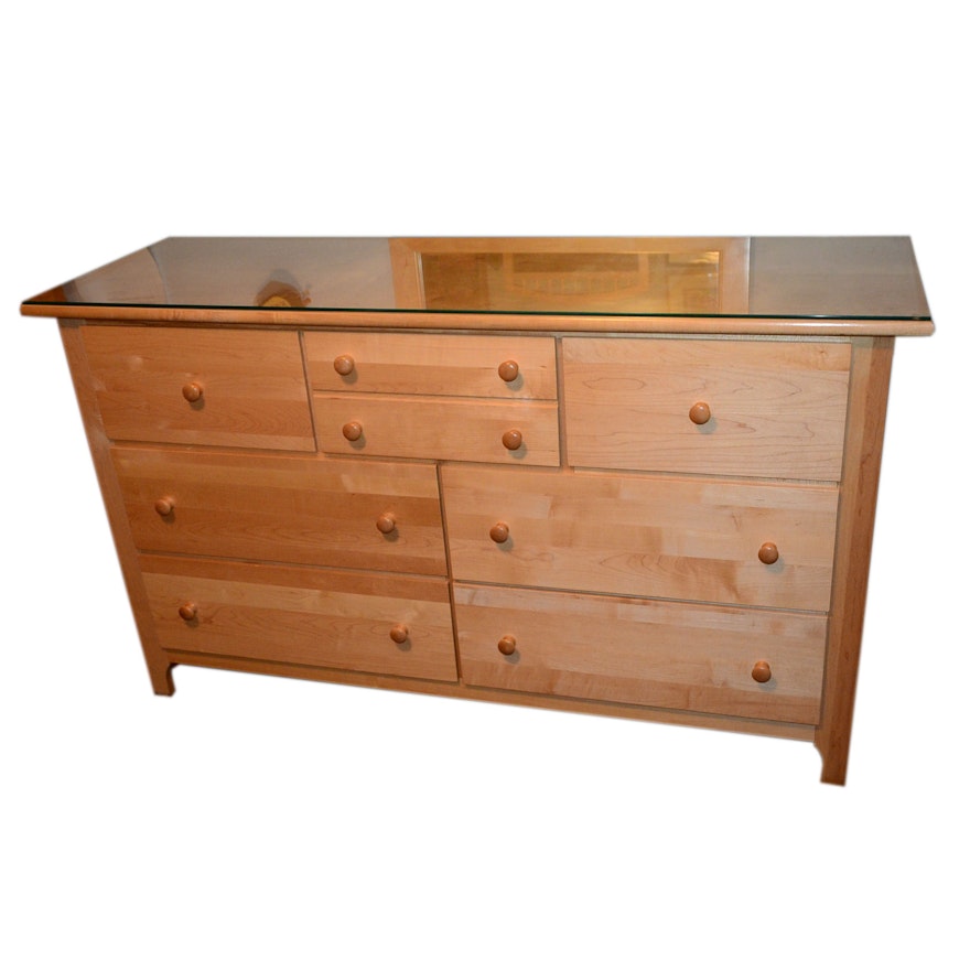Stanley Young America Maple Dresser Ebth
