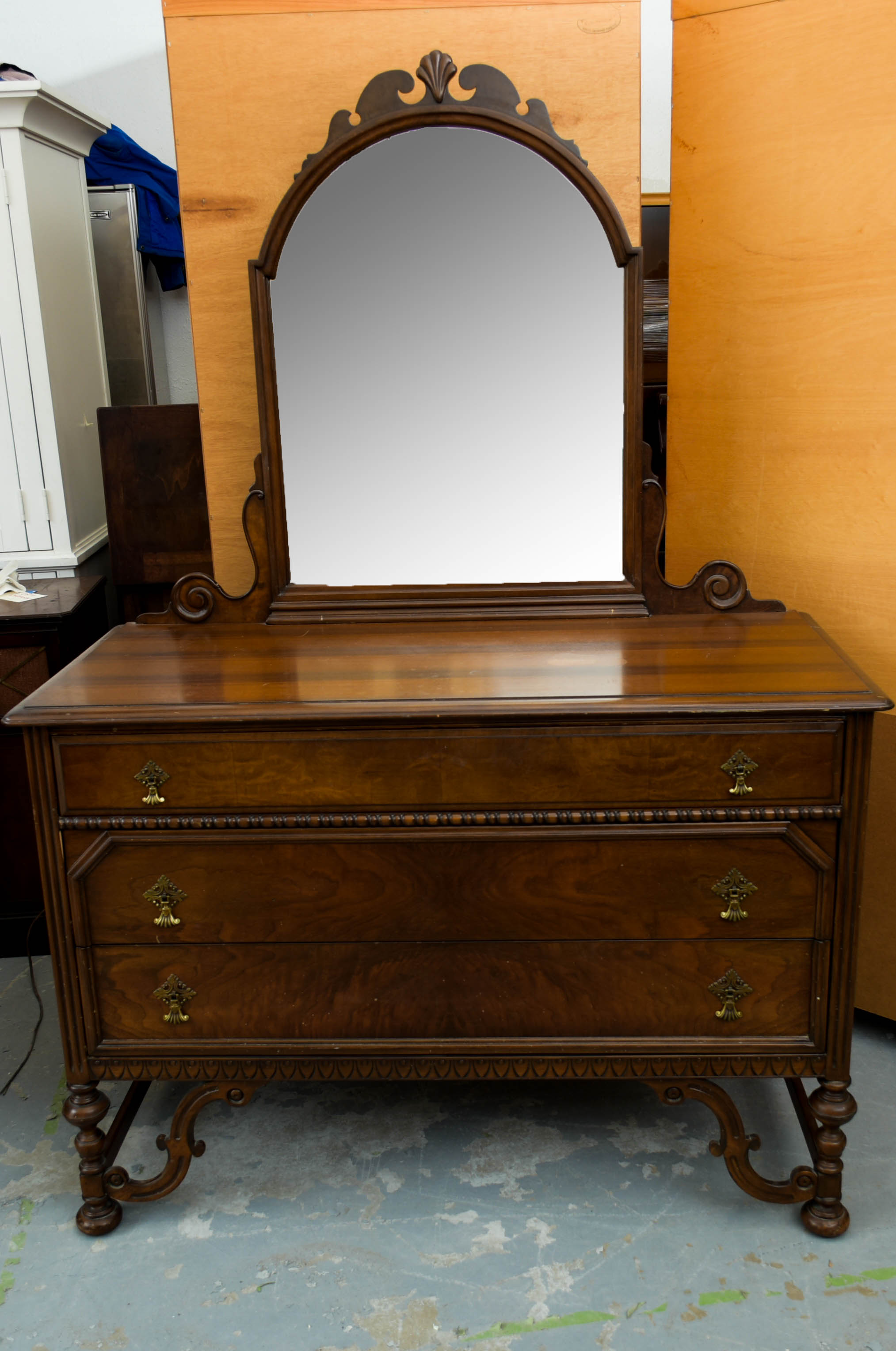 Berkey & Gay Furniture Co. Dresser and Mirror EBTH