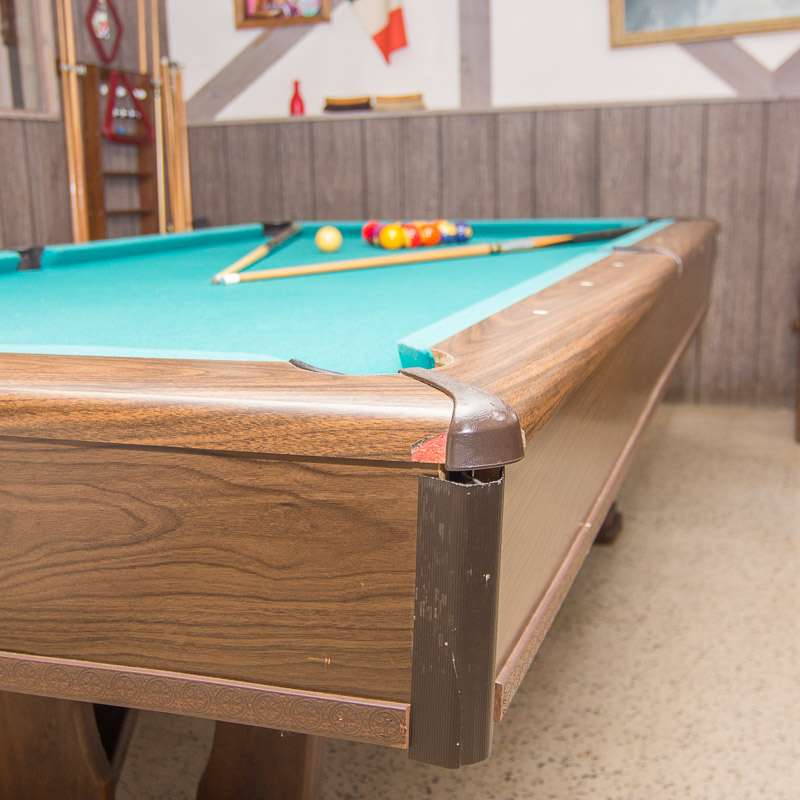 Vintage Harvard Pool Table and Accessories EBTH