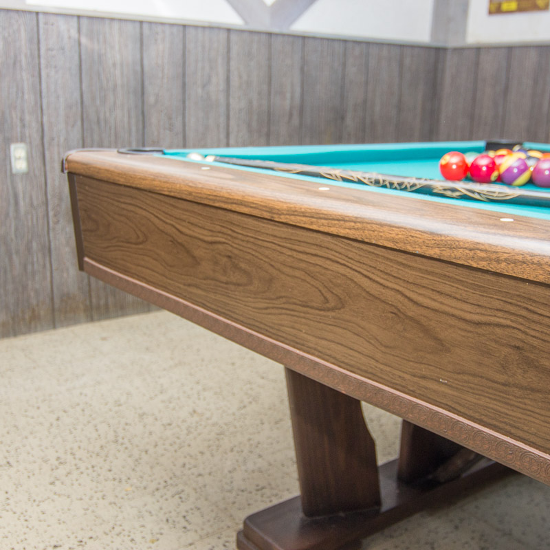 Vintage Harvard Pool Table and Accessories EBTH