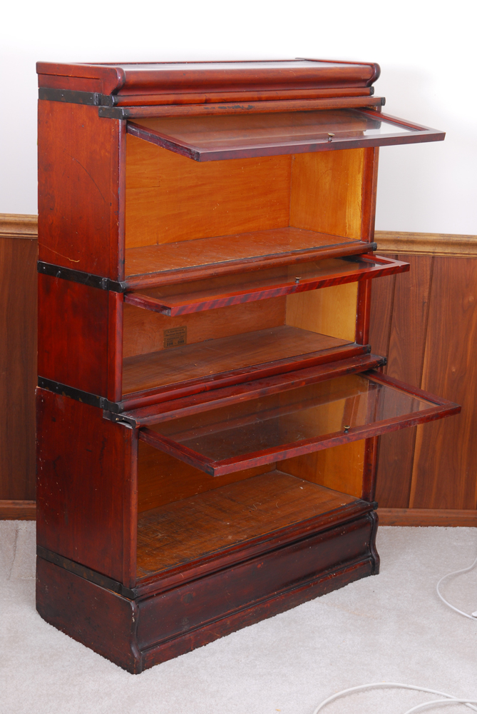 GlobeWernicke Mahogany Sectional Bookcase EBTH