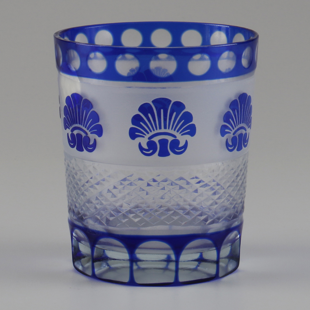 Four Colorful Crystal Drinking Glasses | EBTH