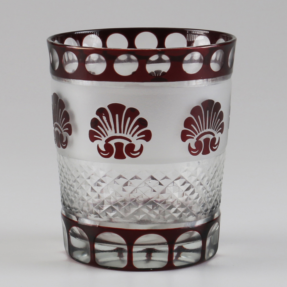 Four Colorful Crystal Drinking Glasses | EBTH
