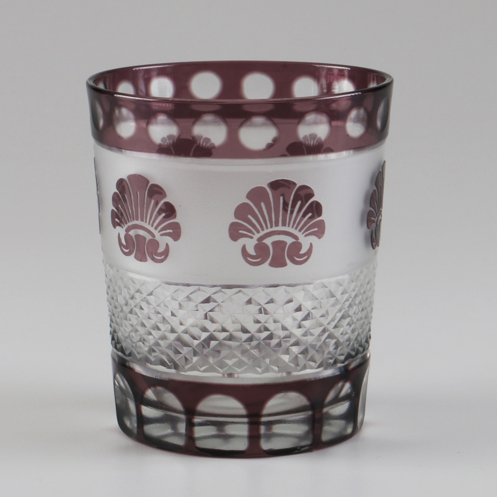 Four Colorful Crystal Drinking Glasses | EBTH