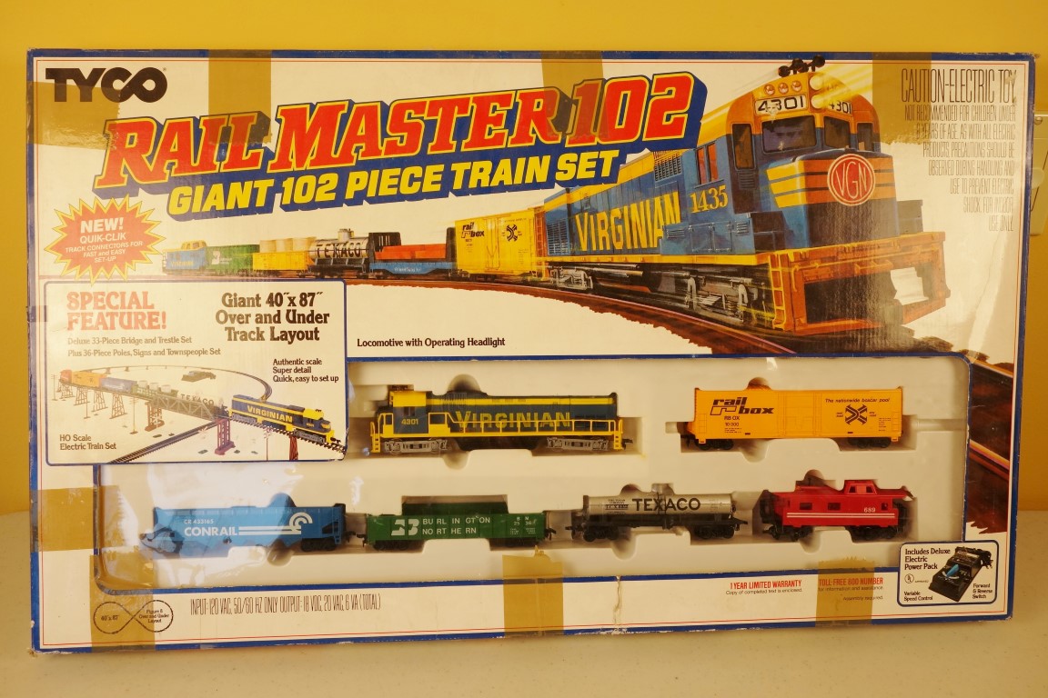 Vintage Tyco HO Scale Rail Master 102 Electric Train Set EBTH