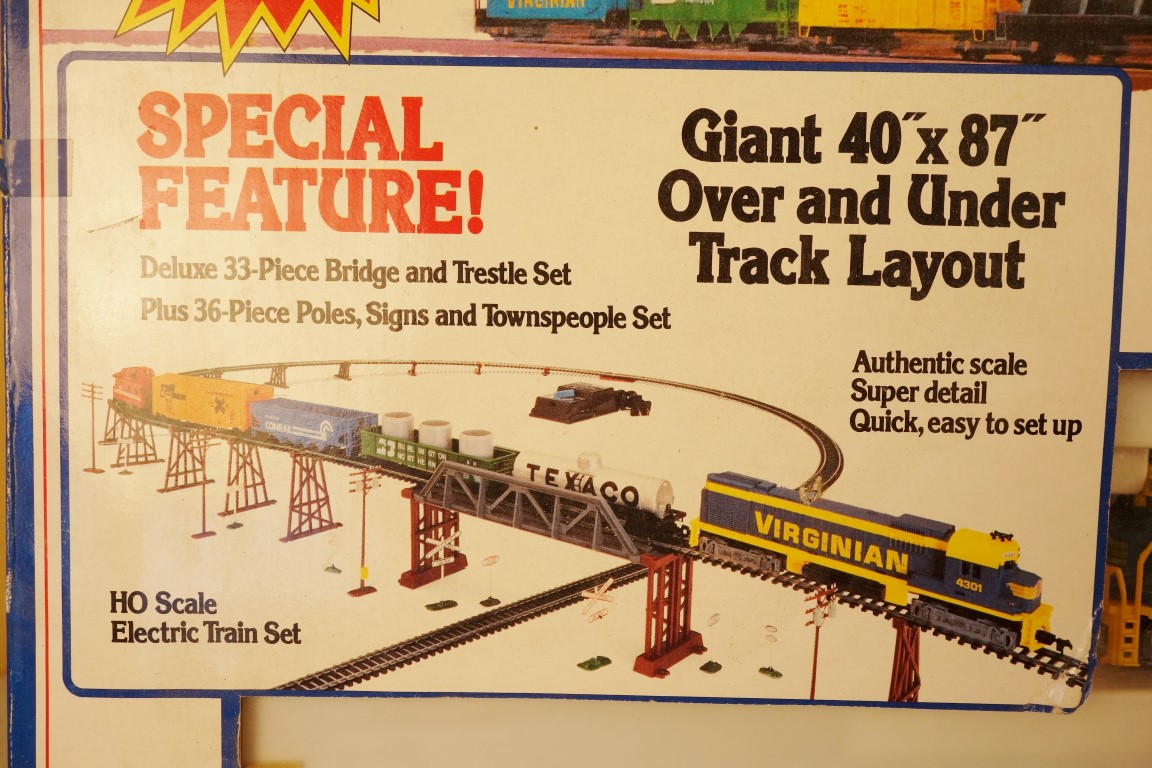 Vintage Tyco HO Scale Rail Master 102 Electric Train Set EBTH