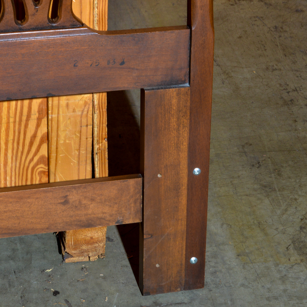 Chippendale Chairback Style King Size Headboard EBTH