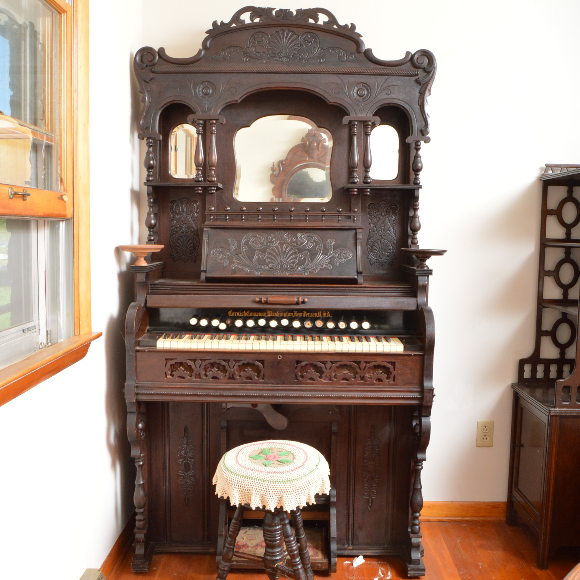 Antique Cornish Company Pump Organ EBTH