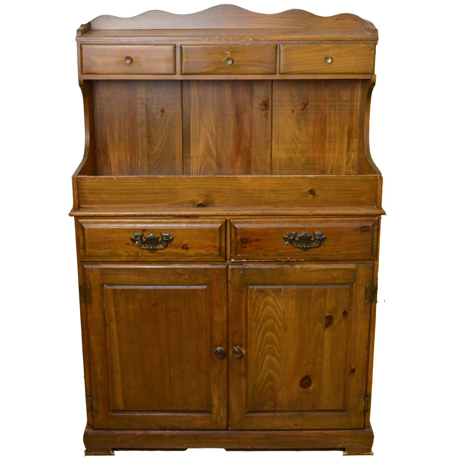 Vintage Oak Hutch EBTH