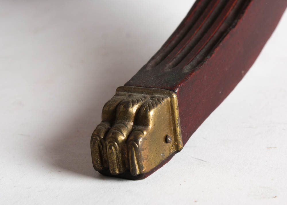 Mahogany Duncan Phyfe Style Cocktail Table EBTH