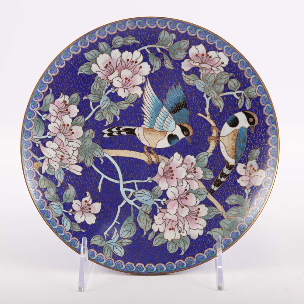 Chinese Cloisonné Plates EBTH