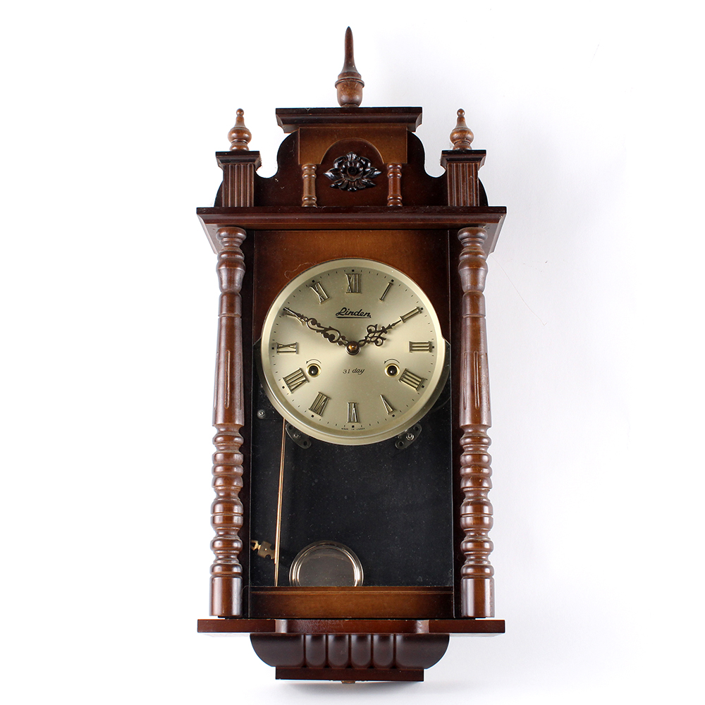 Vintage Linden 31 Day Pendulum Wall Clock EBTH