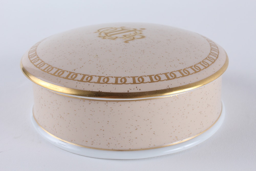 Christian Dior Limoges Porcelain Box EBTH