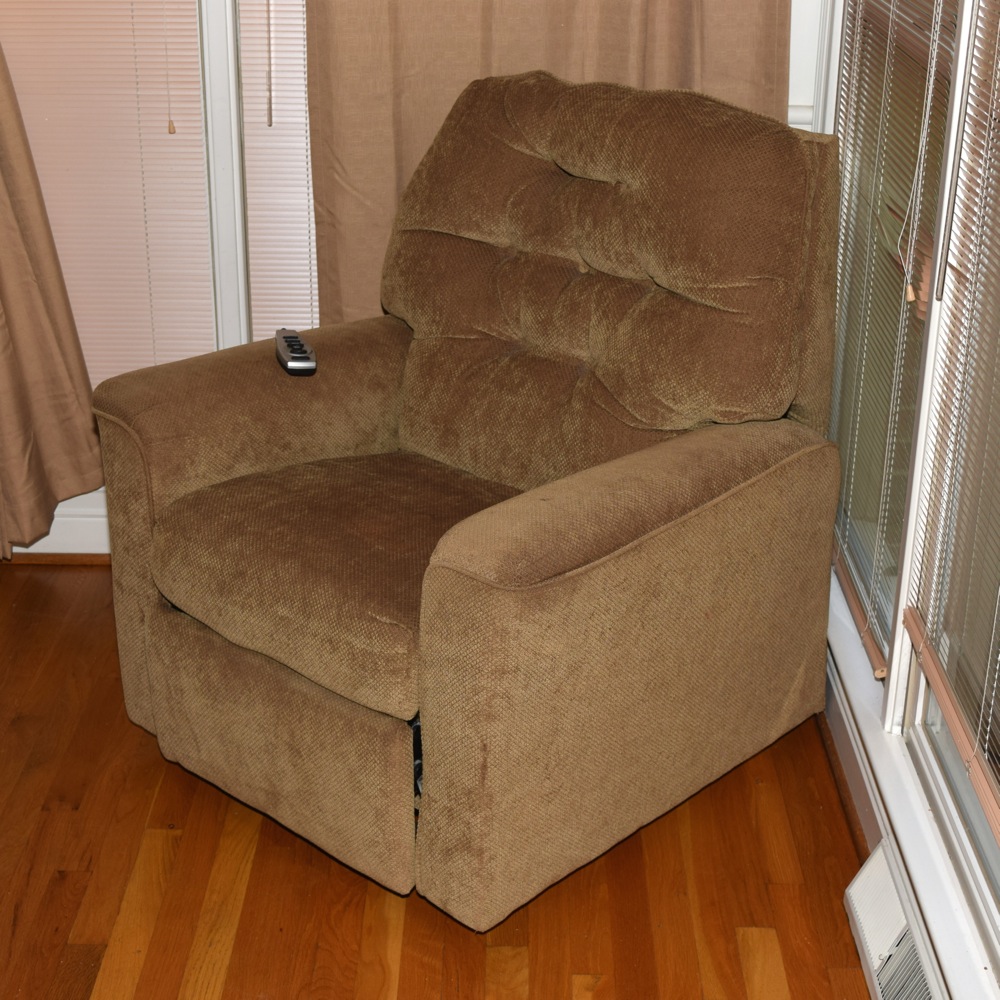 Upholstered Lift Chair with Massage Function EBTH