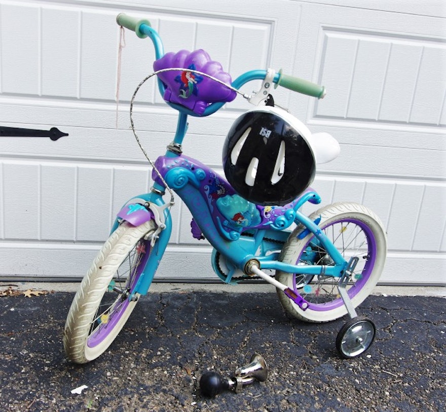 little mermaid bike 18 inch