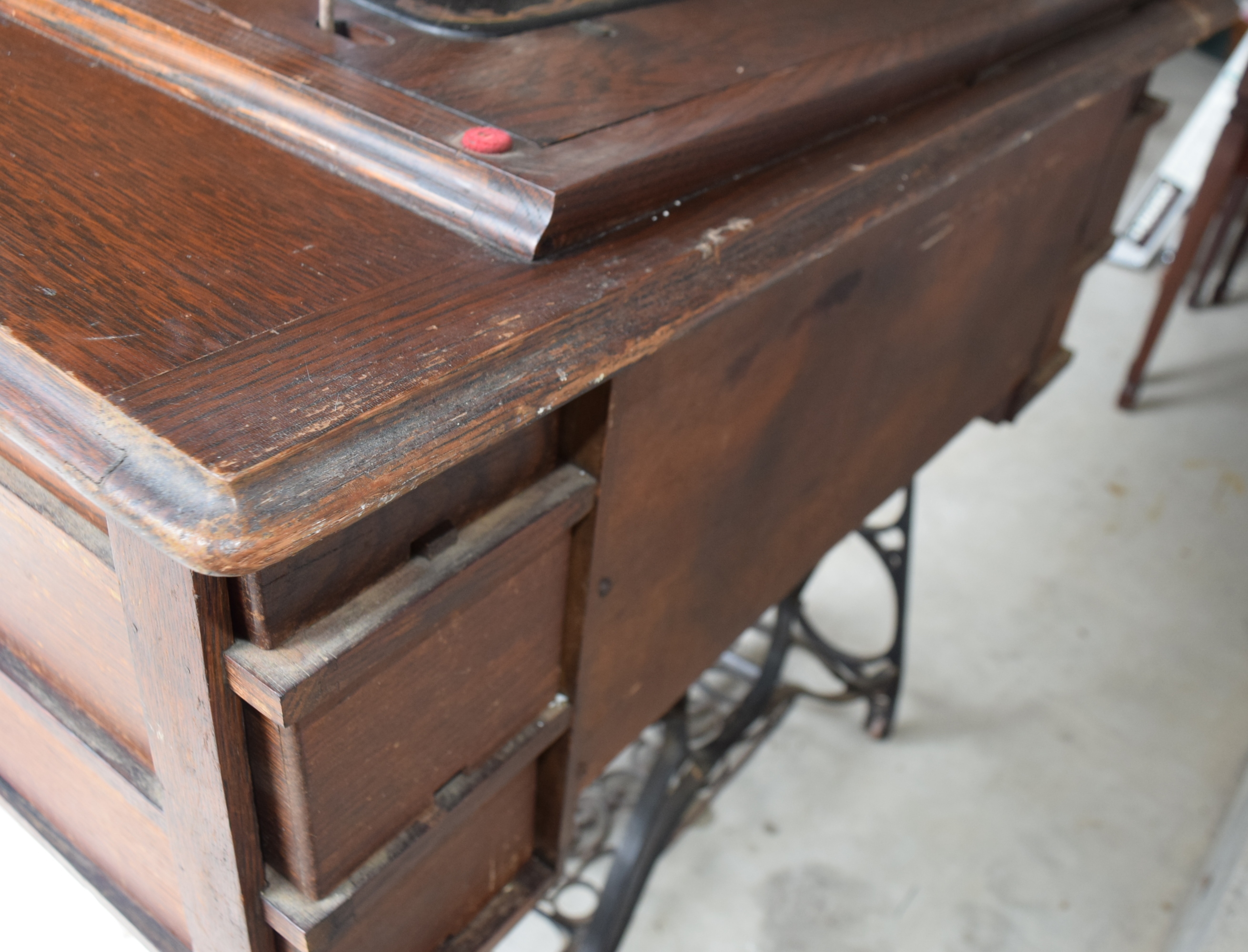 Antique Minnesota A Treadle Sewing Machine. EBTH