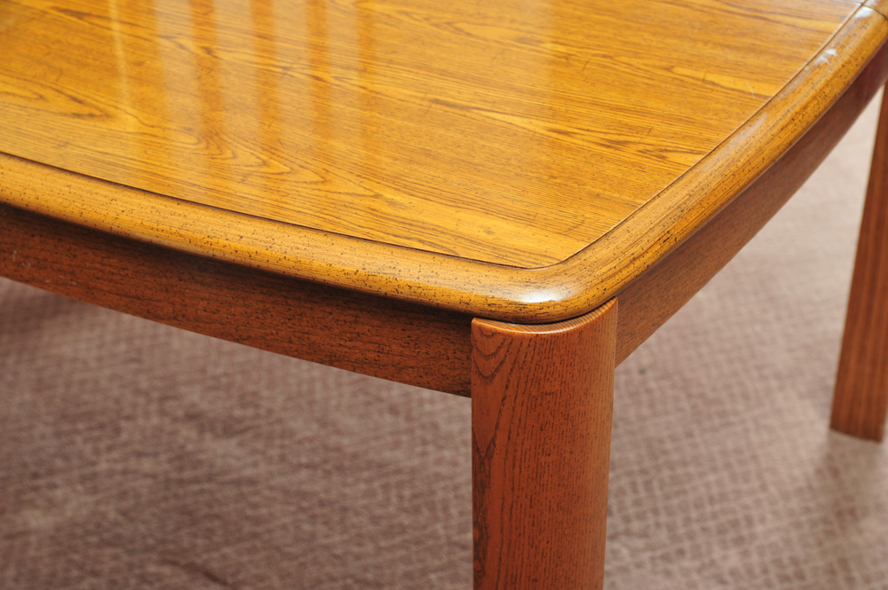 Vintage Oak Wood Kitchen Table EBTH