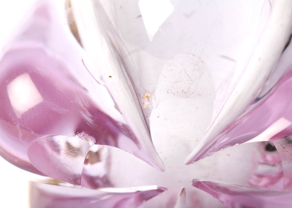 Antique Alexandrite Neodymium Color Changing Art Glass Vase EBTH