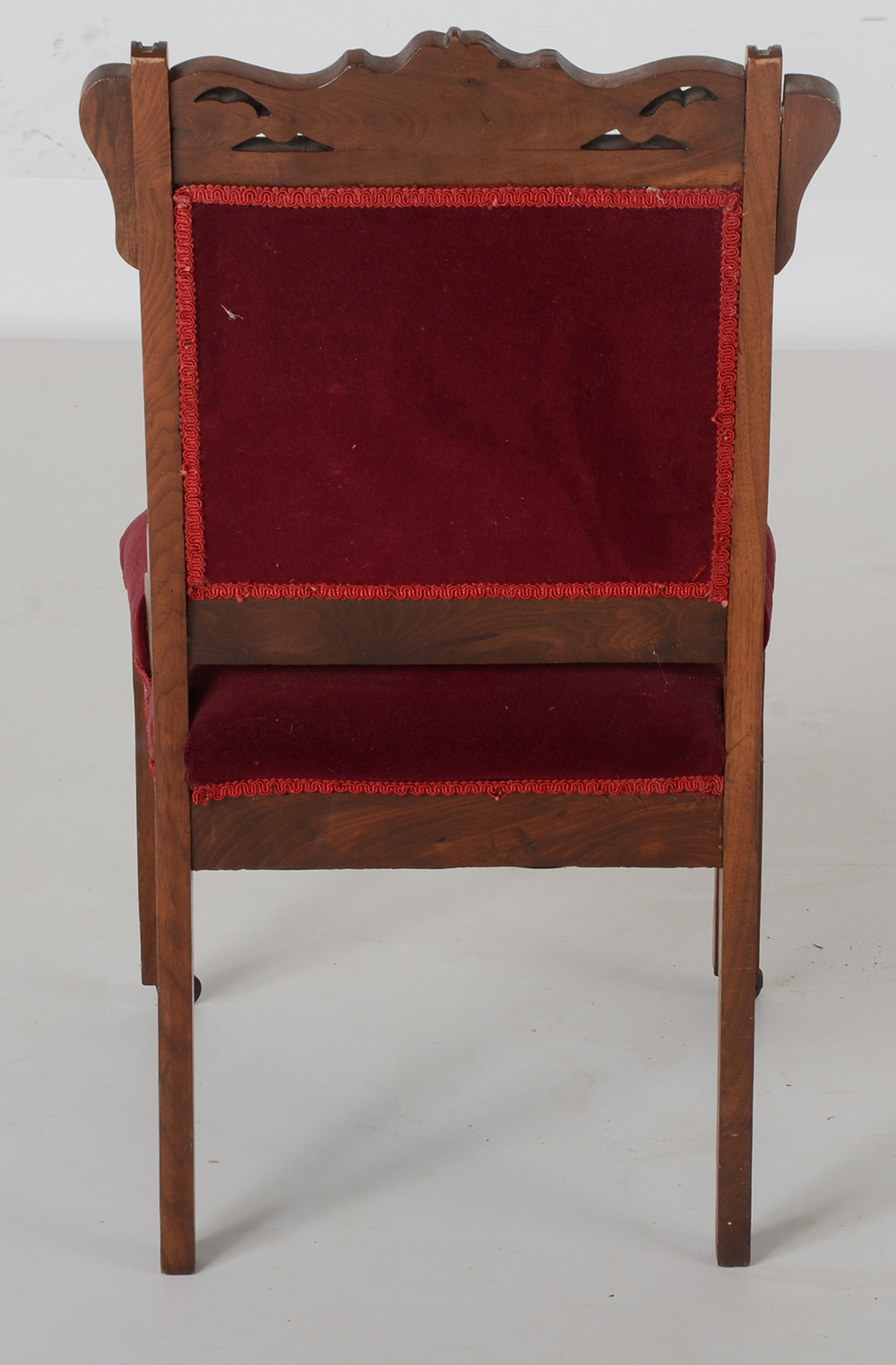 Walnut Eastlake Settee and Matching Side Chair EBTH