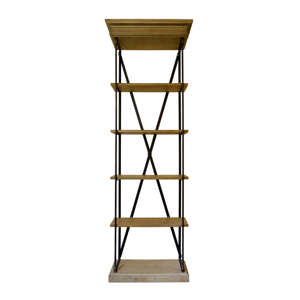 Restoration Hardware "Parisian Cornice" Single Shelving Bookcase EBTH