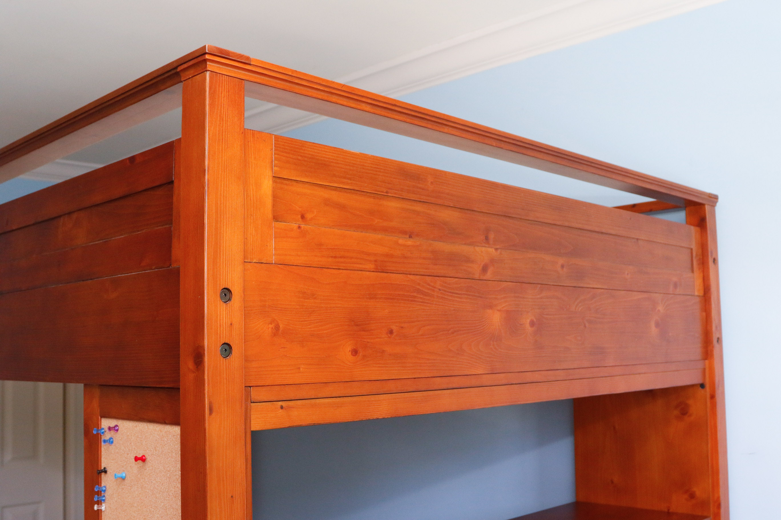 Pottery Barn Sleep & Study Loft Bed with Desk Chair EBTH