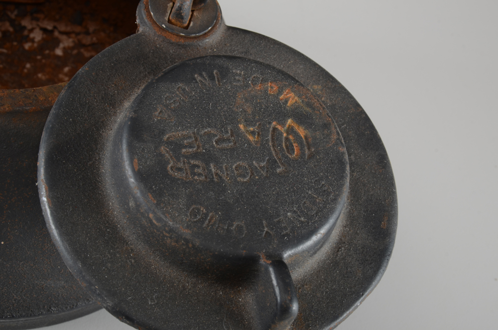 Antique Wagner Cast Iron Tea Kettle EBTH