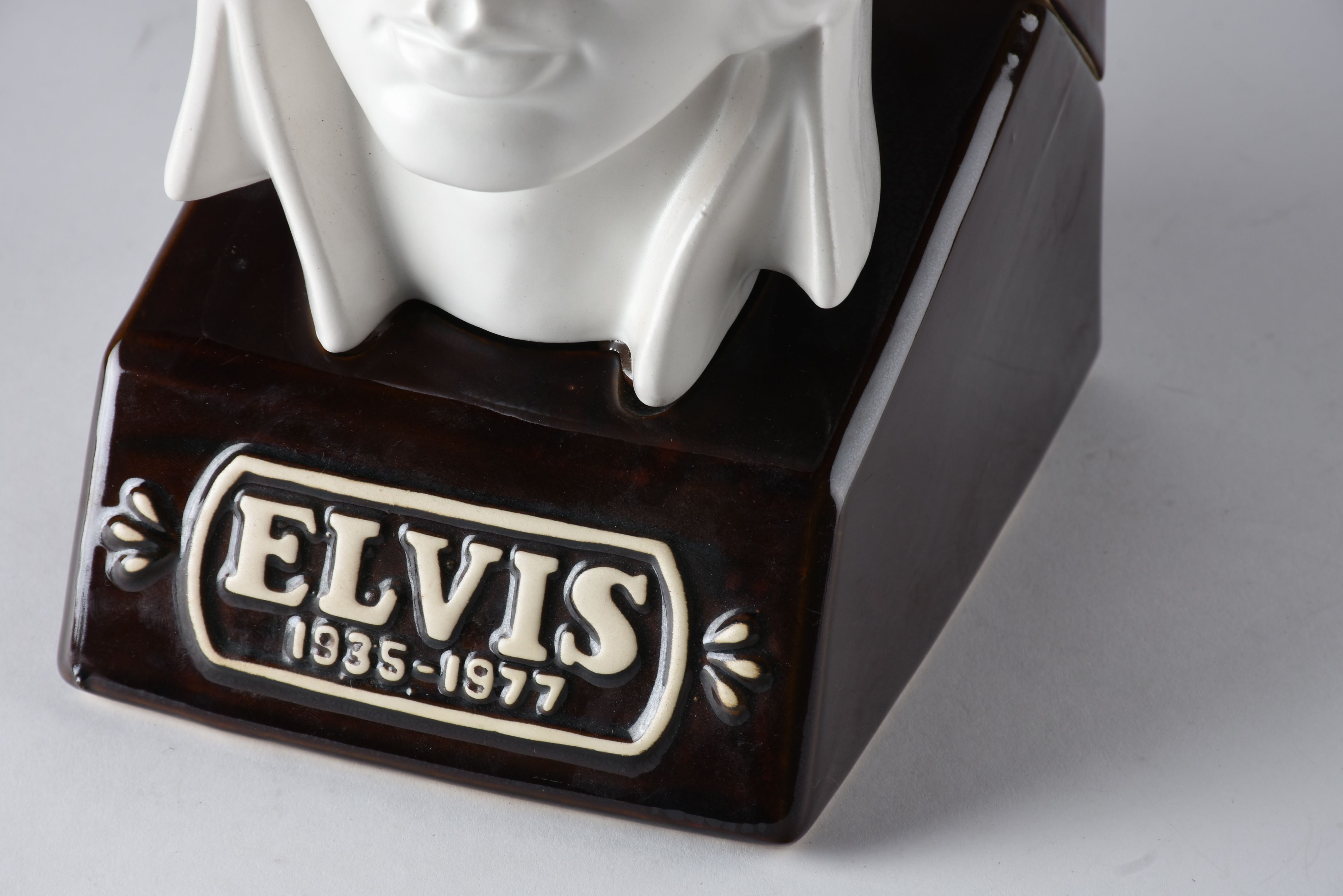 Vintage Limited Edition Elvis Porcelain Decanter from McCormick Distilling Co. Weston, Mo. EBTH