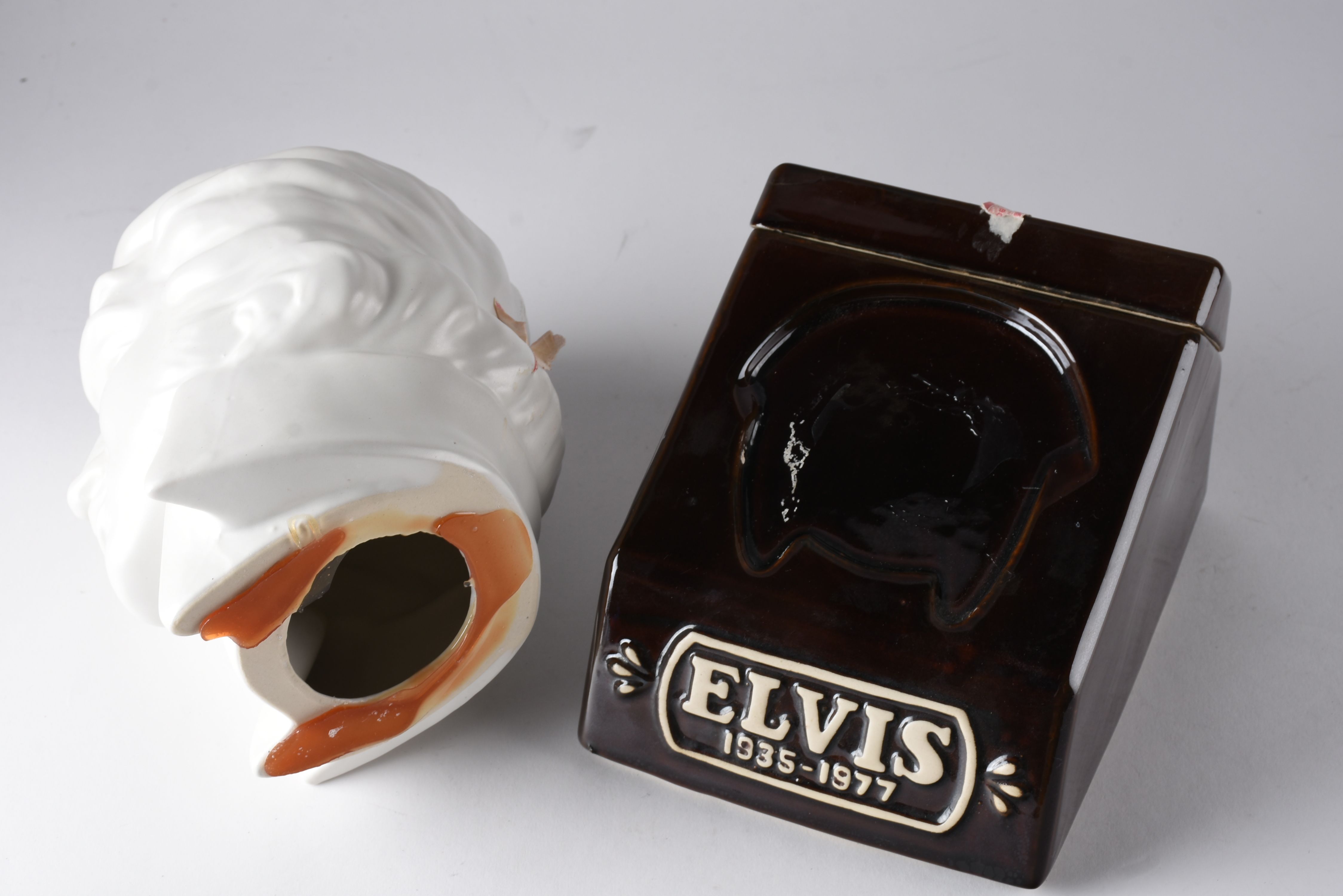 Vintage Limited Edition Elvis Porcelain Decanter from McCormick