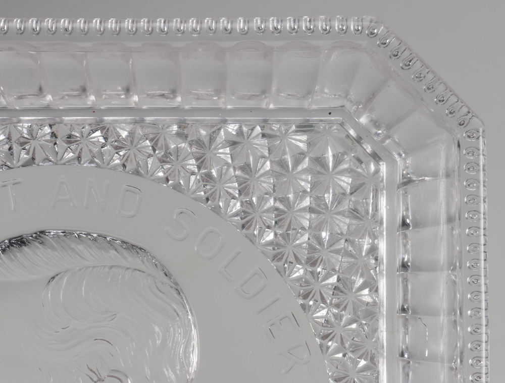 Glass Ulysses S. Grant and Horseshoe Glass Dishes EBTH