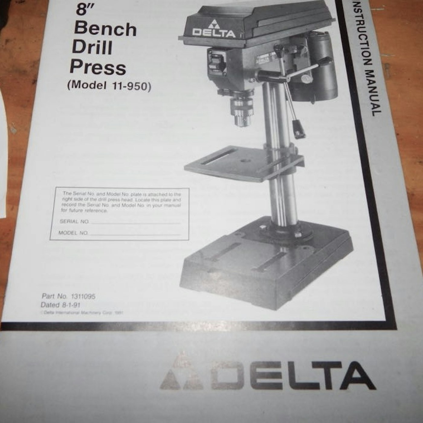 Delta 8" Bench Drill Press EBTH