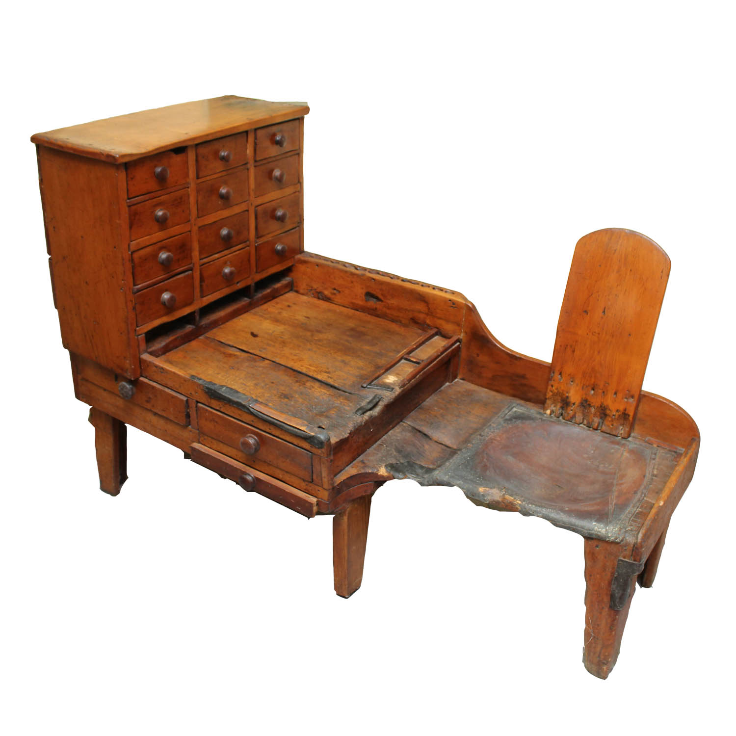 19th Century Pine Cobbler S Bench