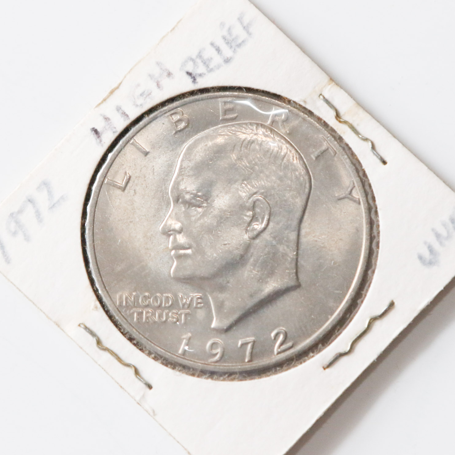 uncirculated eisenhower silver dollar 1972 value