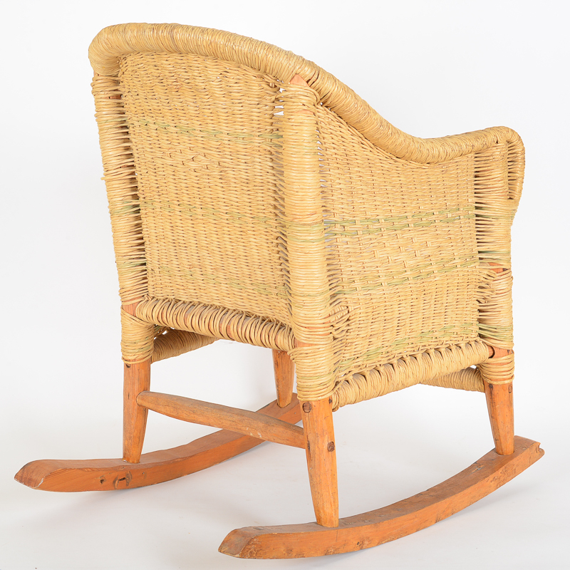 Children's Wicker Rocking Chair EBTH