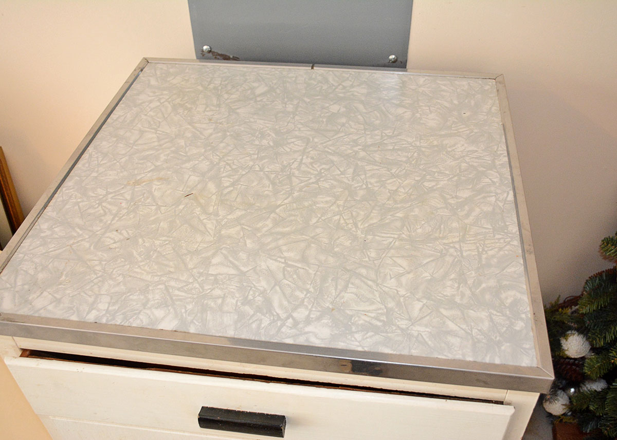 Vintage Formica Top Cabinet | EBTH